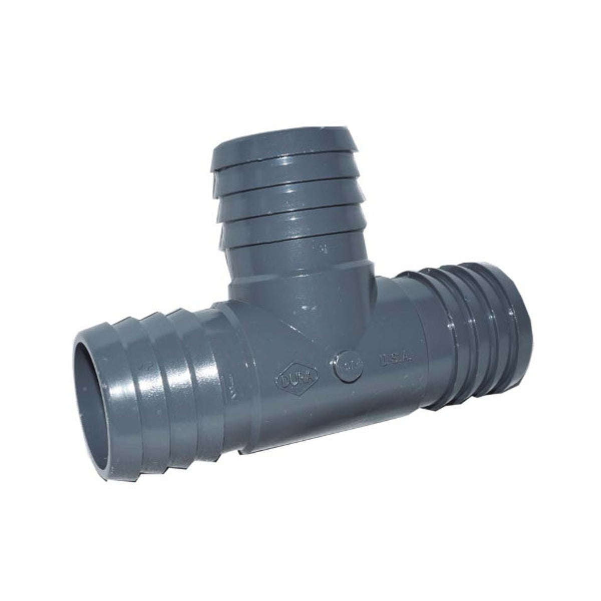 PVC Insert Fitting Tee- 1-1/2" Barb