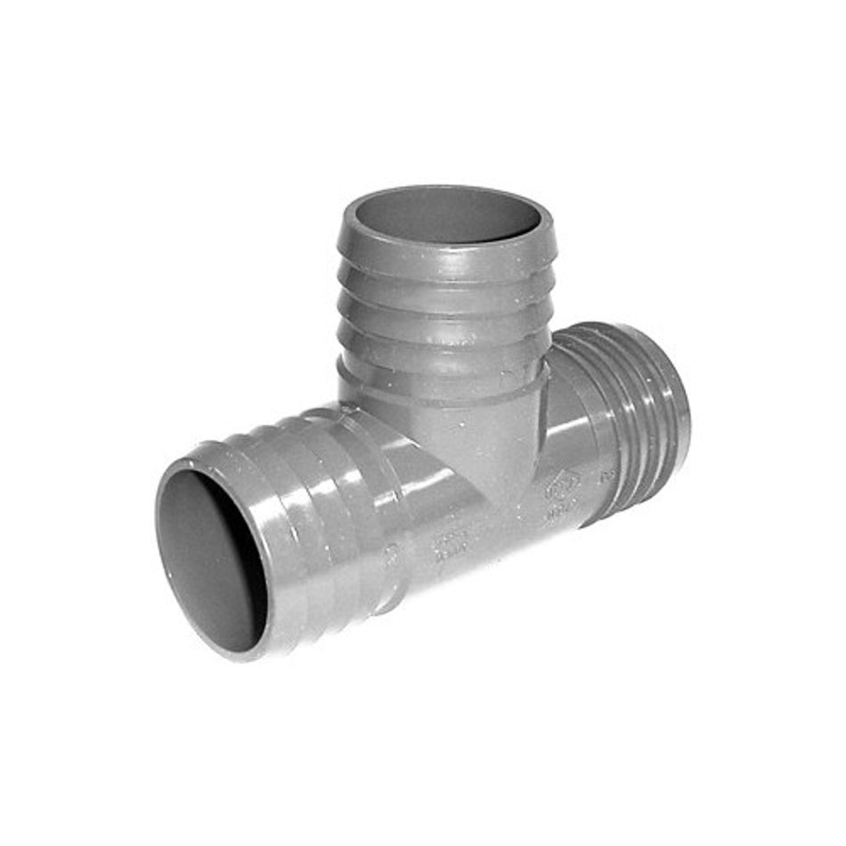 PVC Insert Fitting Tee- 2" Barb