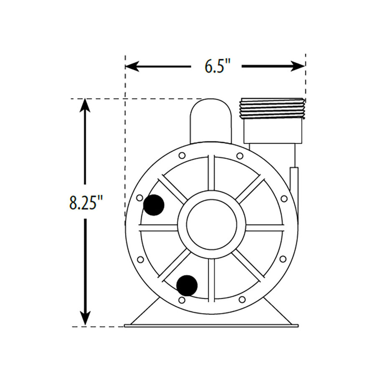 Aqua Fo Circ-Master hot tub circulation pump