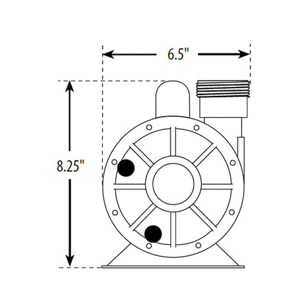 Aqua Fo Circ-Master hot tub circulation pump