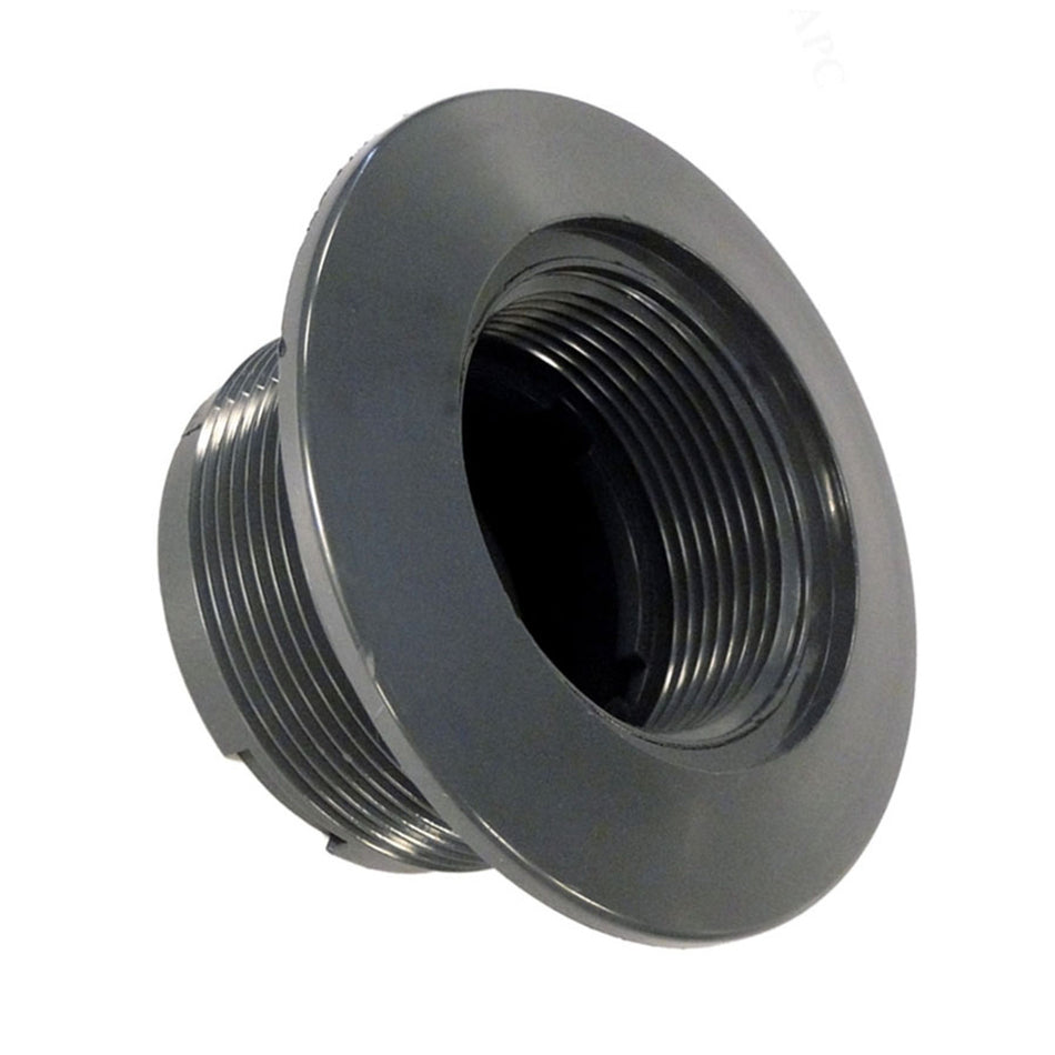 Waterway Return Wall Fitting, 1.5" FPT, Dark Gray