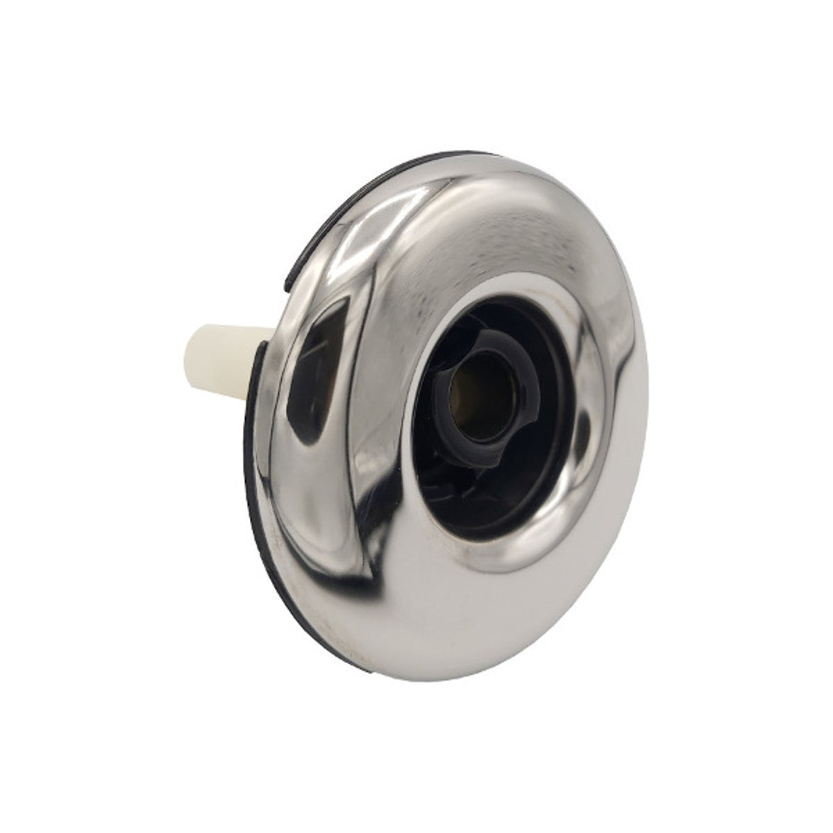 Waterway Threaded 3" Hot Tub Jet - Directional Black/SS