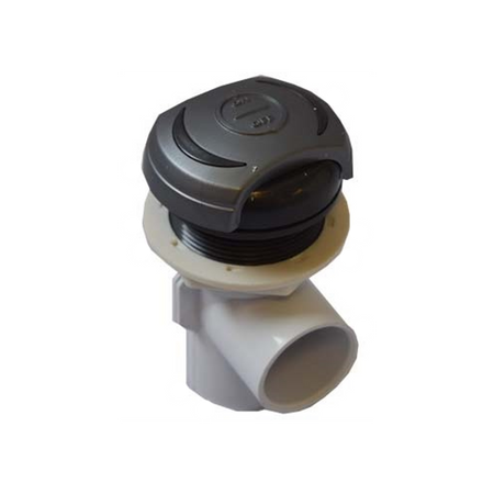 CMP On/Off Water Control Valve 1" Slip - Graphite Grey/Silver