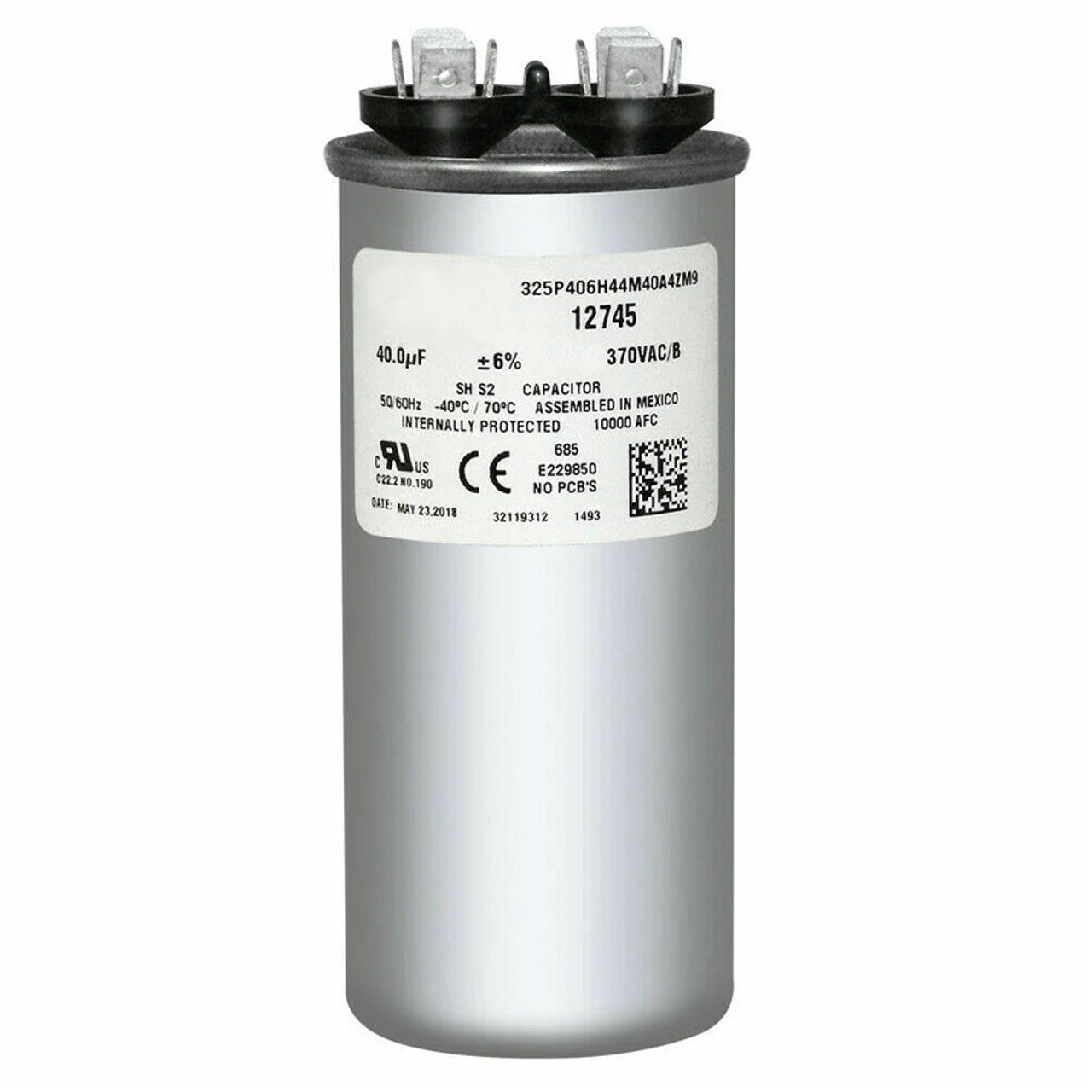 40uF 370VAC spa pump capacitor