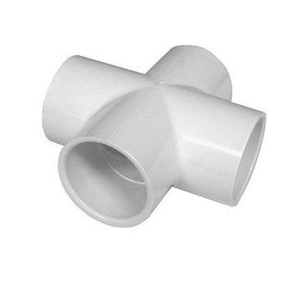 PVC Plumbing Cross - 2" Slip (All Sides)