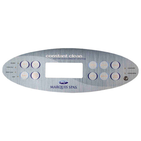 Marquis Spas 10 Button Topside Overlay - 2007