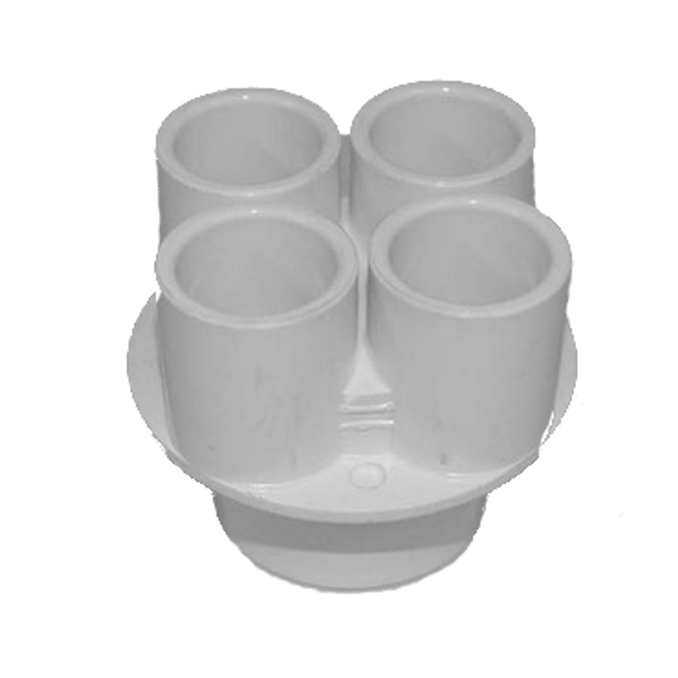 Waterway Manifold 1-1/2" x (4) 3/4" S Ports