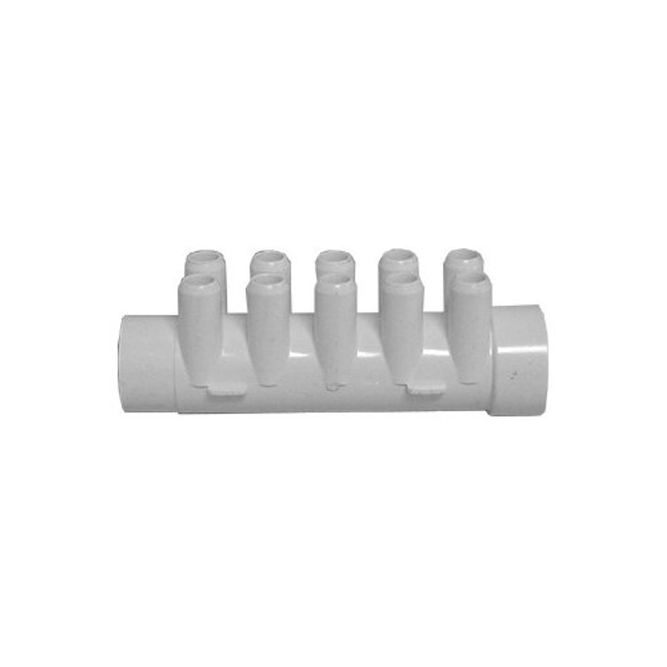 Waterway Manifold Shur Grip - 1-1/2" Slip x 1-1/2"SP x (10) 3/4" Barb