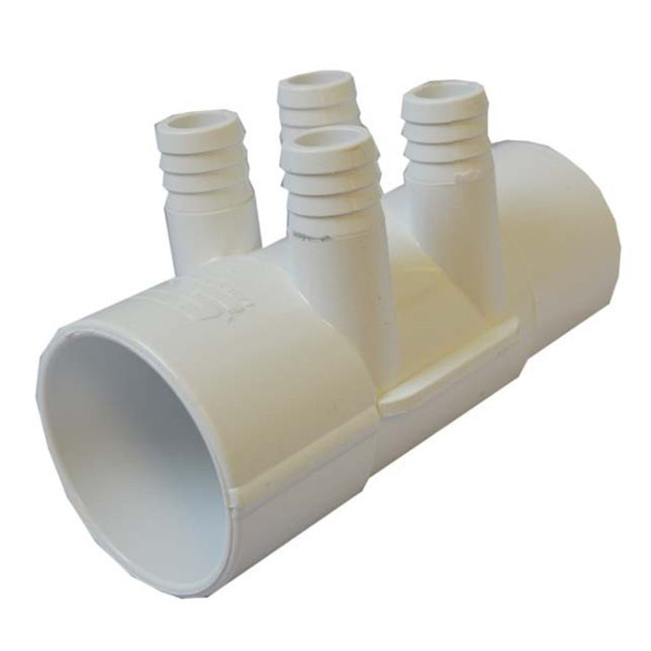 Waterway Manifold Shur Grip - 2" S x 2"SP x (4) 3/4" Barb