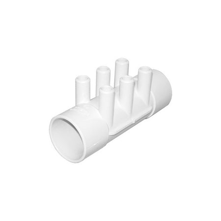 Waterway Manifold Shur Grip - 2" S x 2"S x (6) 3/4" Smooth Barb