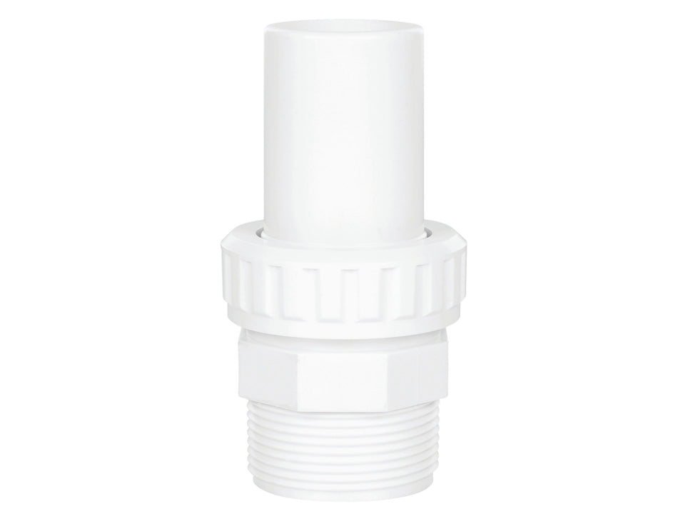 90° Elbow Quick Connect, 1-1/2" male pipe thread by bard end.