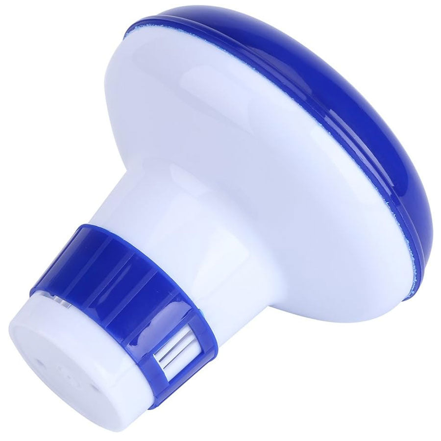 Floating Chlorine Puck Dispenser bottom view.