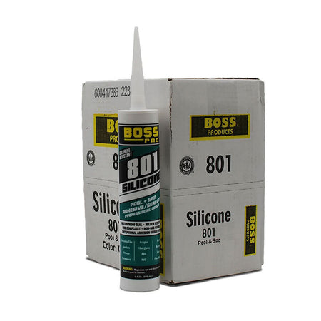 Boss 801 Silicone, White - Case of 12