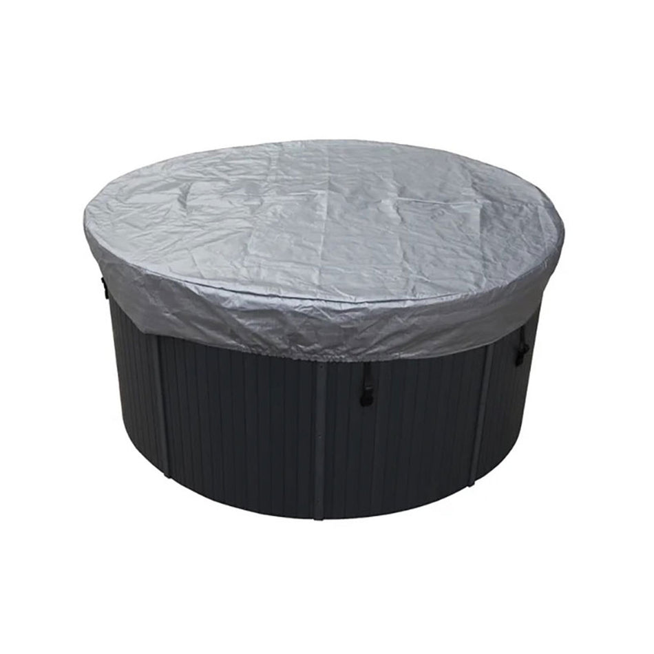 Round hot tub cover cap