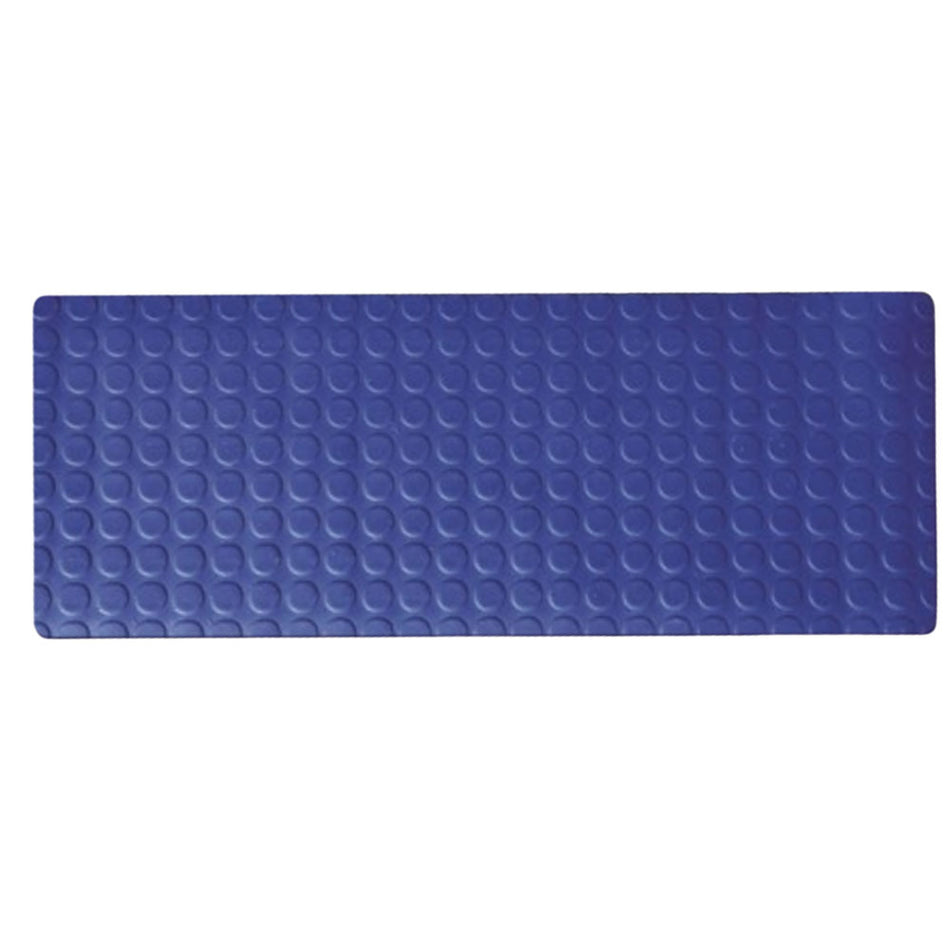 Pool Protection Mat - Blue, durable mat designed to protect pool liners from wear under ladders and steps.