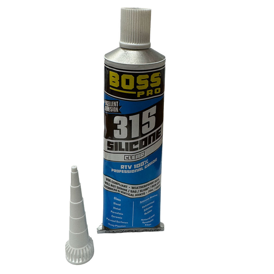 Boss Pro Grade 315 RTV Silicone - Clear