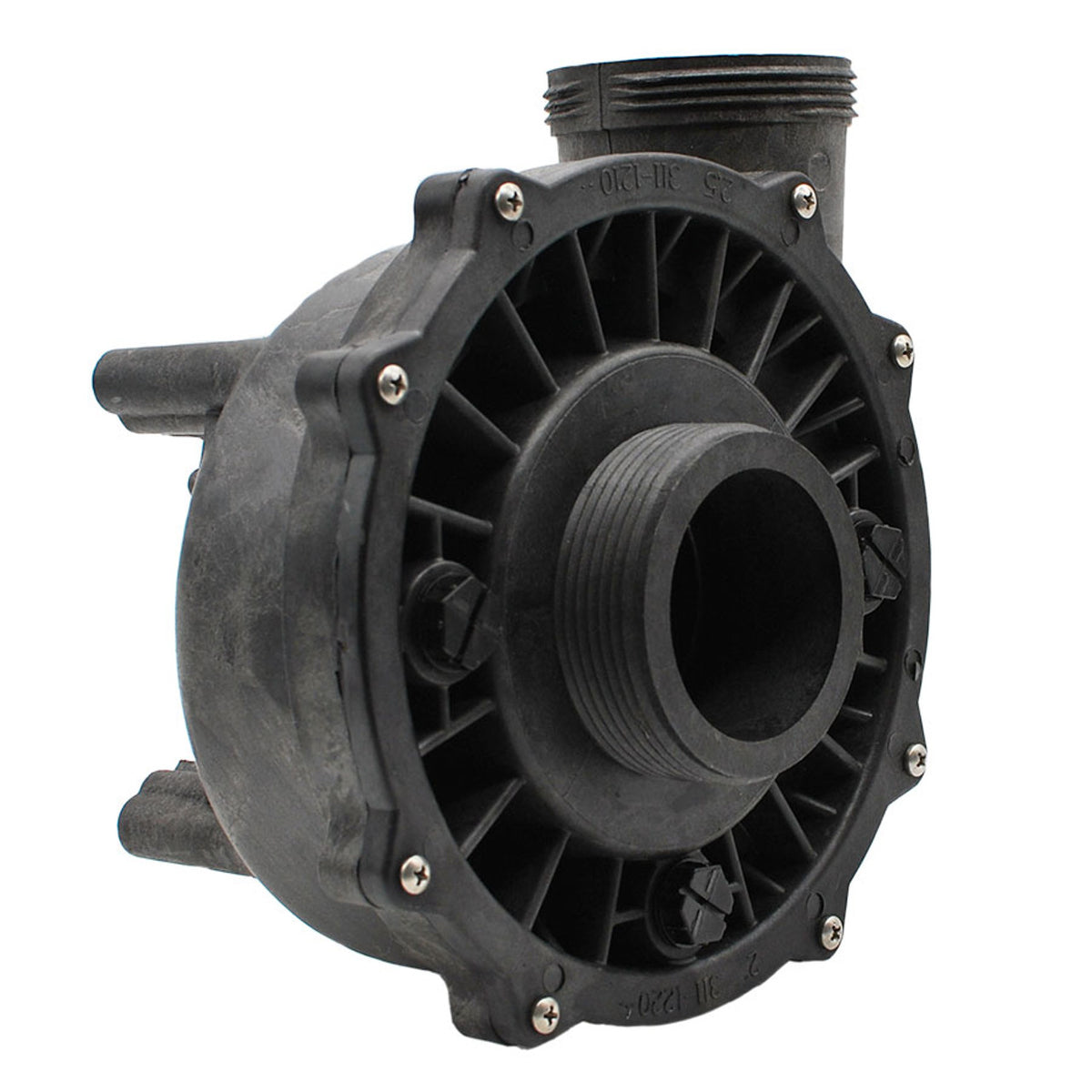 Waterway Executive 48, 4hp Spa Pump Wet End, 2" In 2" out