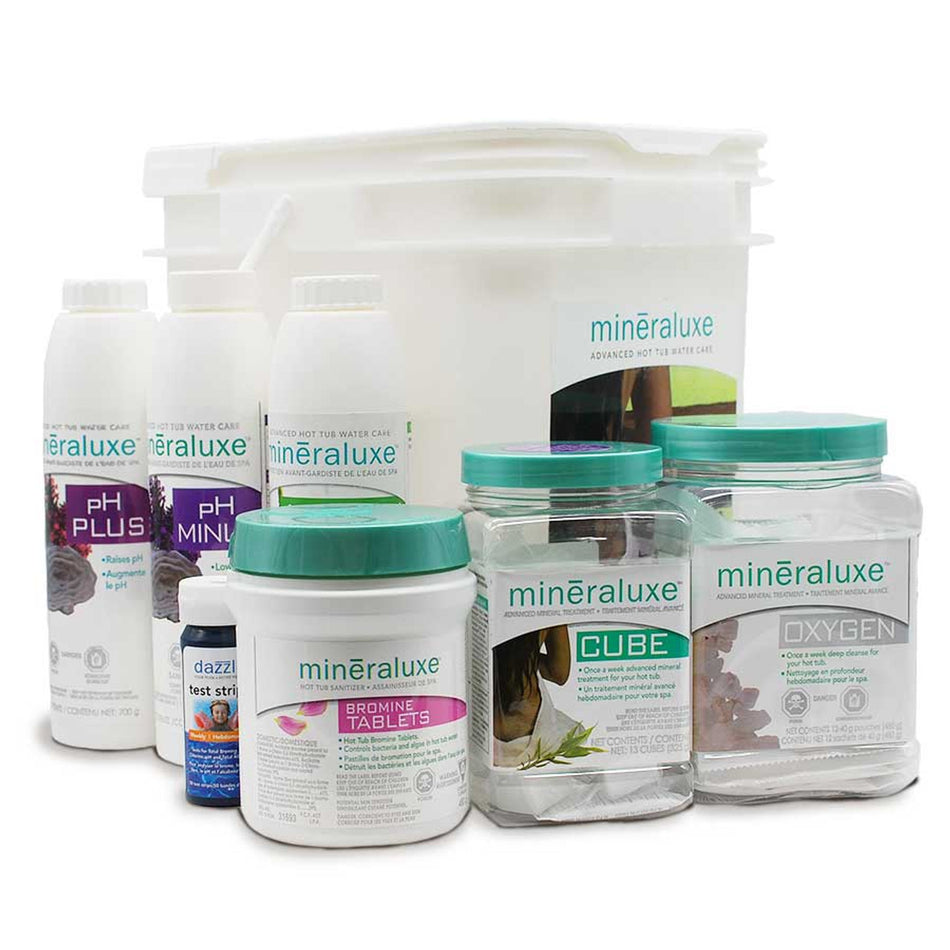 Mineraluxe full size water care kit