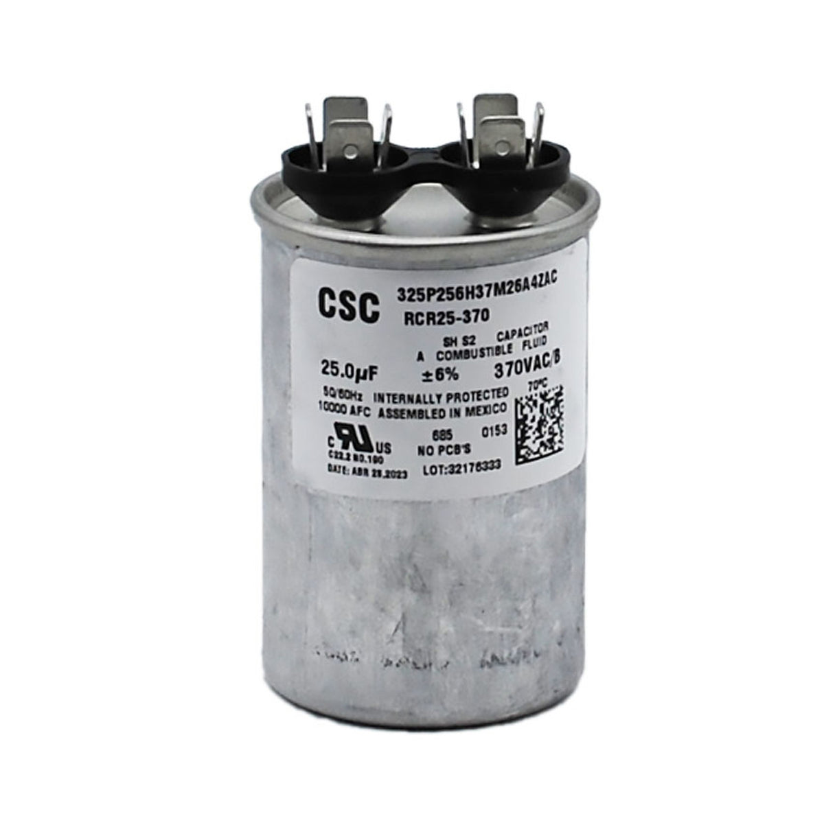 uF25.0 370VAC spa pump capacitor