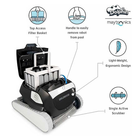 Dolphin Explorer E30 Robotic Pool Cleaner