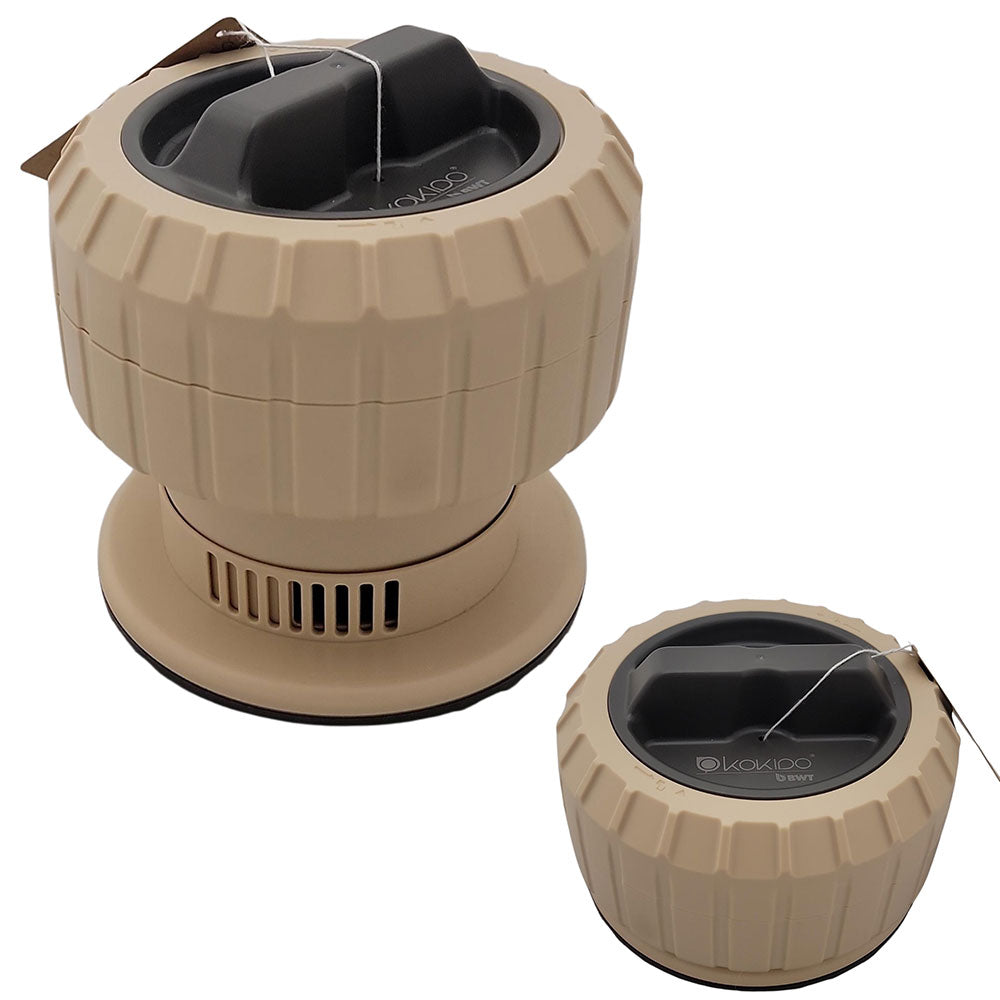 Chemical Dispenser Tilt Fill by Kokido, designed for easy pool chemical management with adjustable dial and refill indicator.