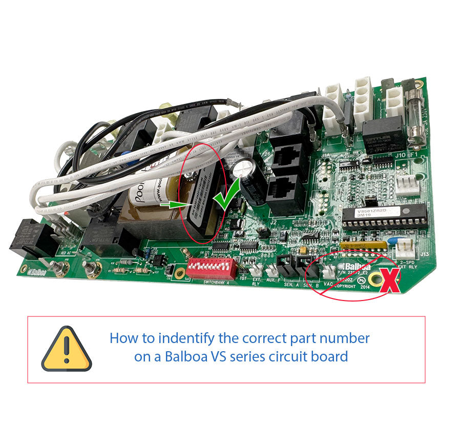 Balboa 22972 VS500Z circuit board