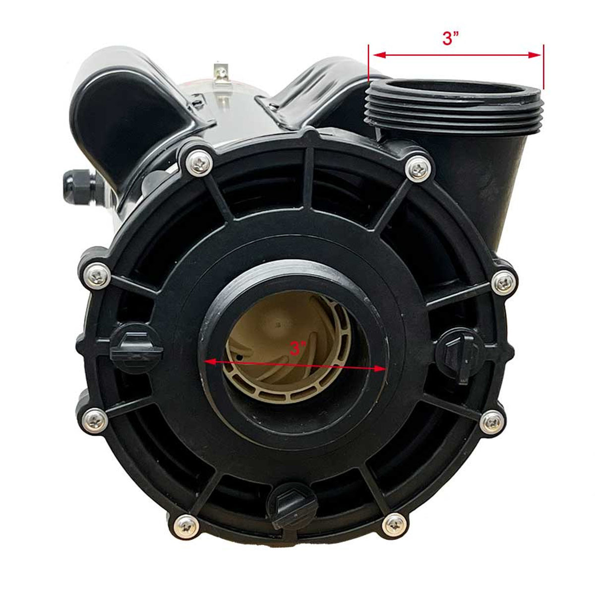 LX 230V 3HP Hot Tub Pump, 48F