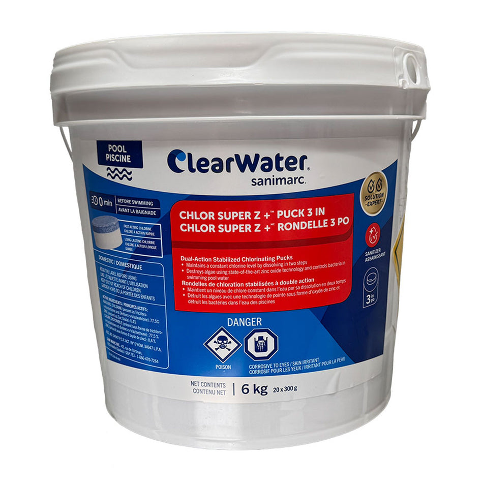 Clearwater Pool - Chlor Super Z Pucks 6kg