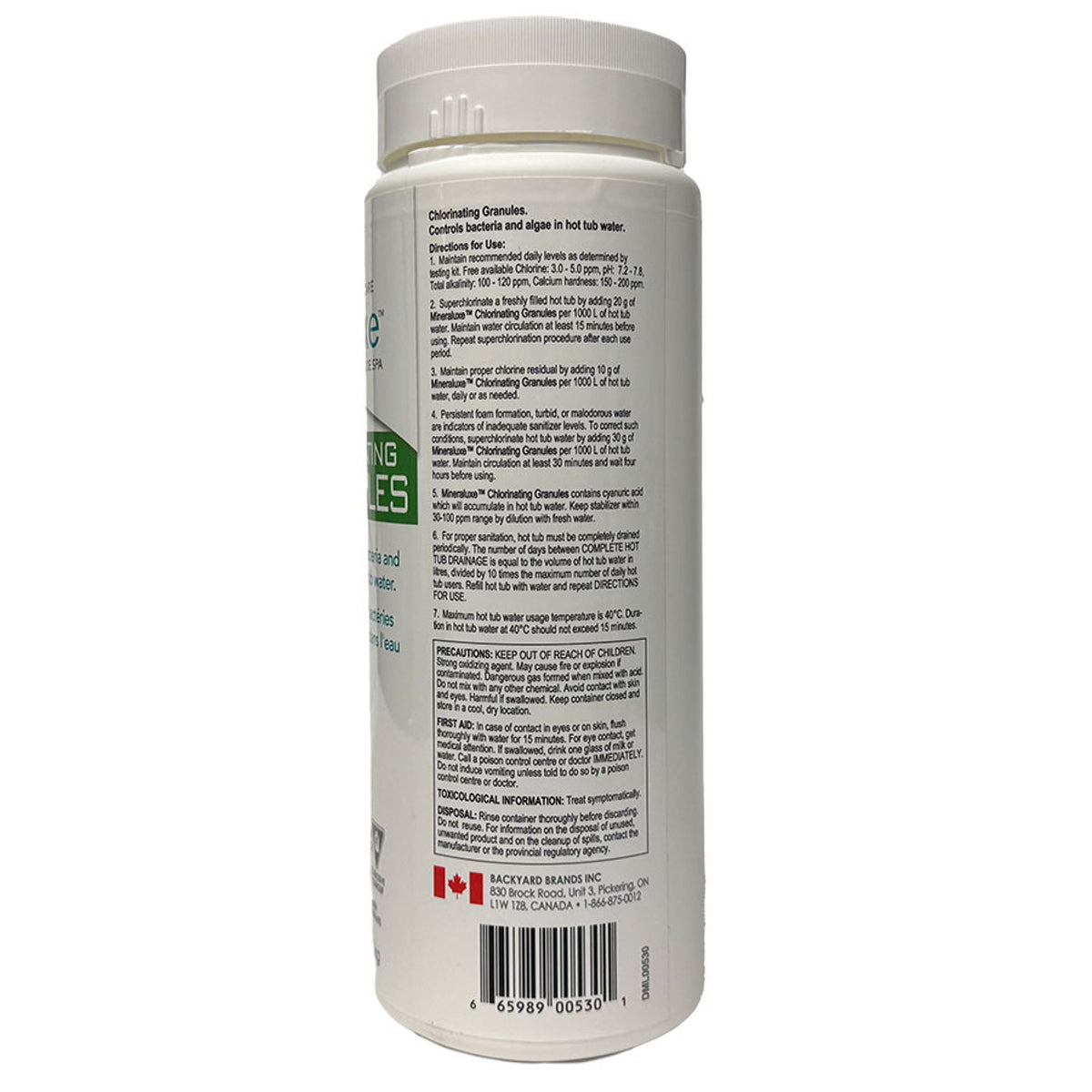 Mineraluxe Granular Chlorine 1kg