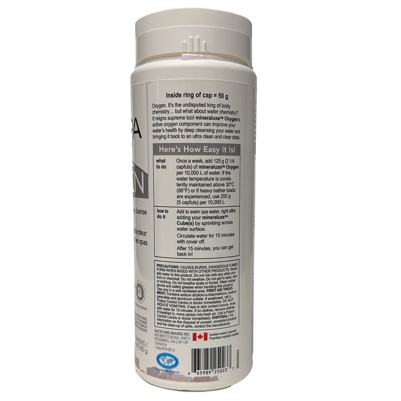 Mineraluxe SwimSpa Oxygen 850g