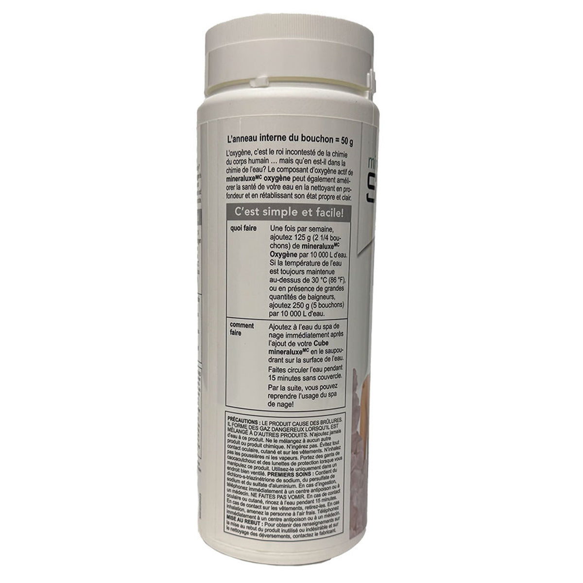 Mineraluxe SwimSpa Oxygen 850g