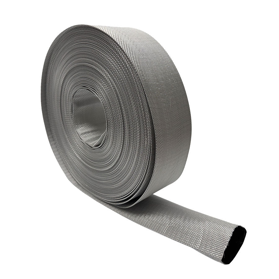 Mesh Backwash Hose rolled up with no nozzle.