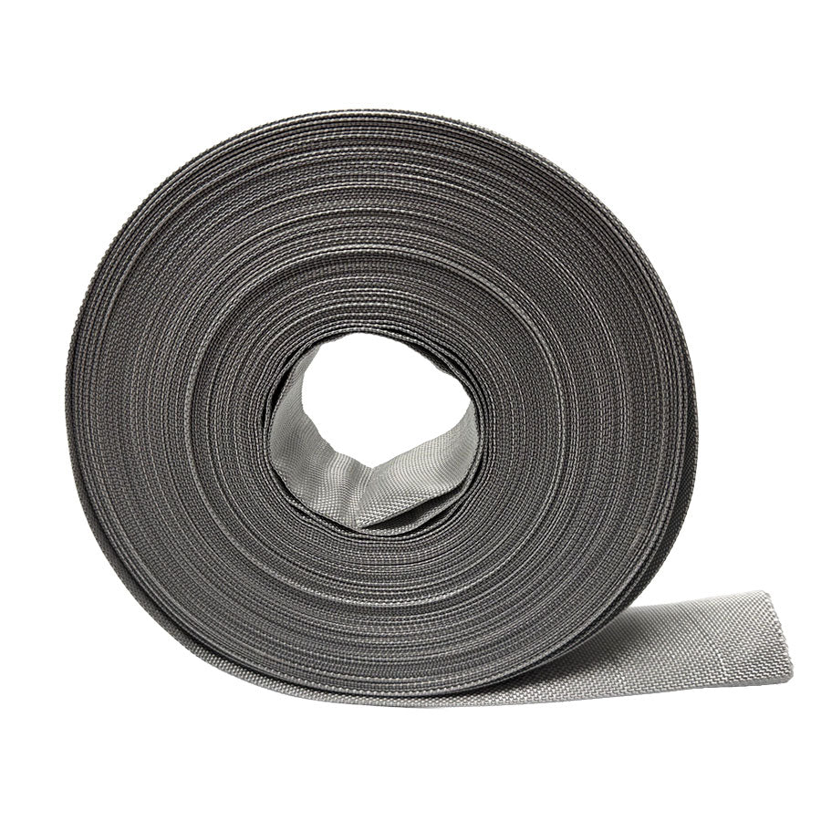 Mesh Backwash Hose side profile with no nozzle.