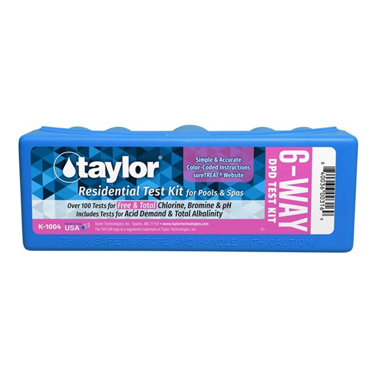 Taylor Technologies K-1004-1 Test Kit Residential DPD