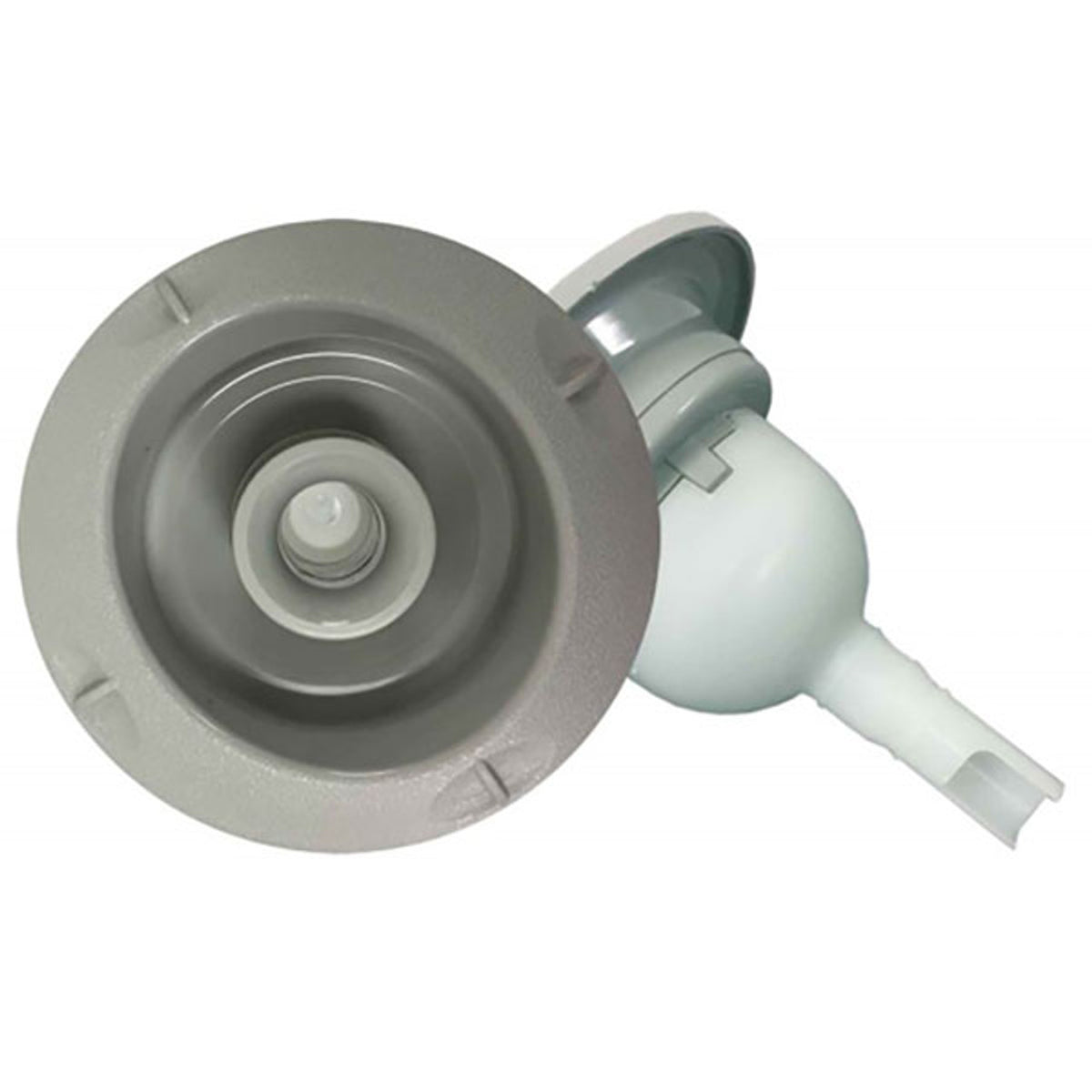 Marquis jet with silver grey oval face