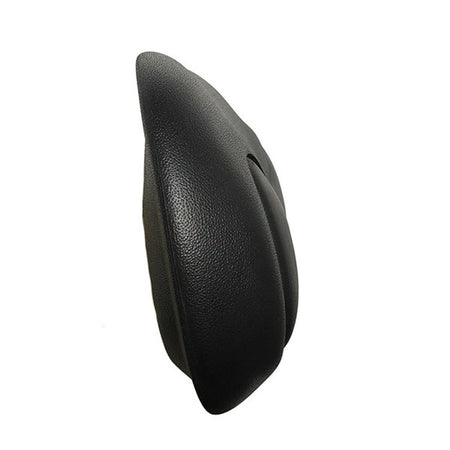 Dominion Spas Pillow Repl - Black side view showing polyurethane foam construction and black color.