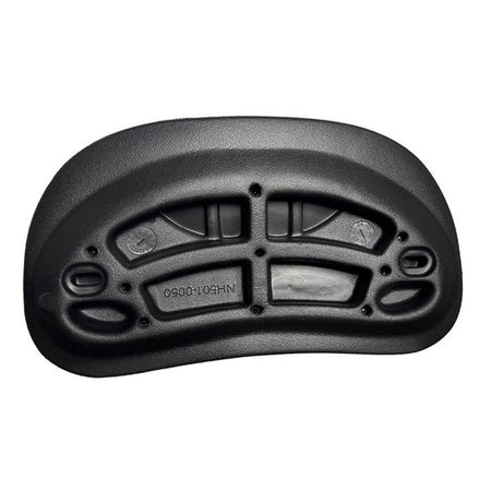 Dominion Spas Pillow Repl - Black replacement pillow back view with black color and mounting post holes.