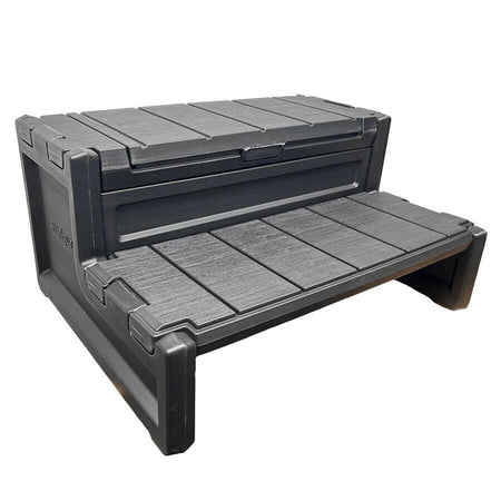 Hot Tub Storage Step - Black