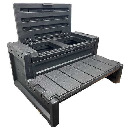 Hot Tub Storage Step - Black