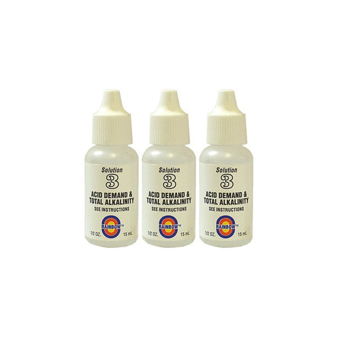 Value Pack - 3x Acid Demand/Alkalinity Test Reagent #3 (1/2oz.)