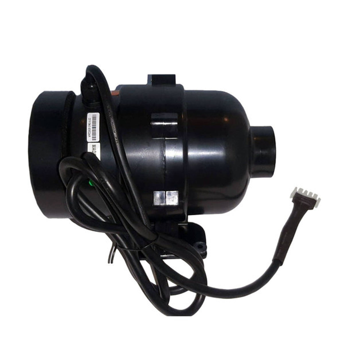 Hot Tub Air Blower 120V, 6.4 Amps with power cord and connector for spa use.
