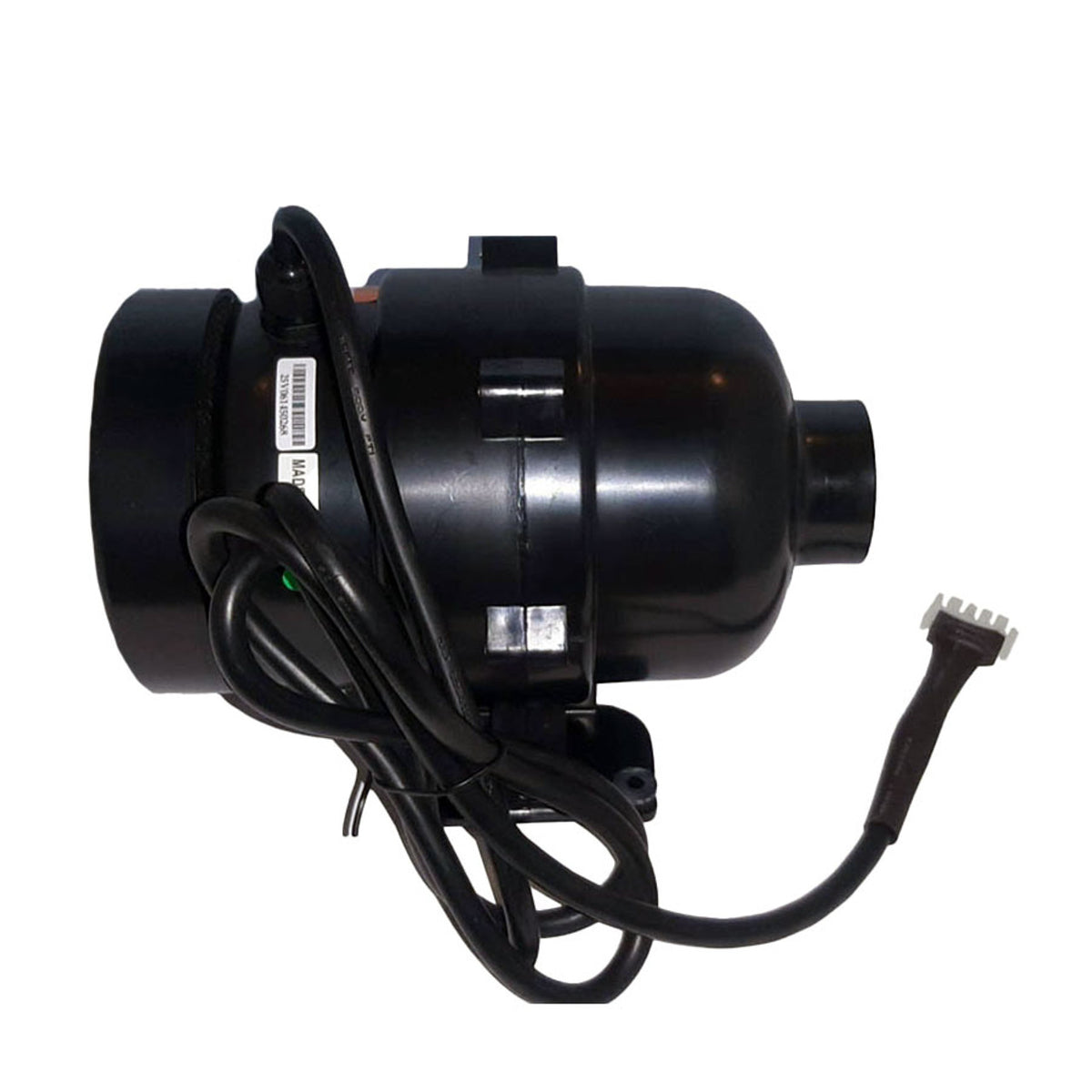 Hot Tub Air Blower 120V, 3.6 Amps with power cord and connector for spa use.