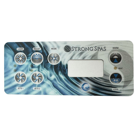 Strong Spas overlay - 7 buttons