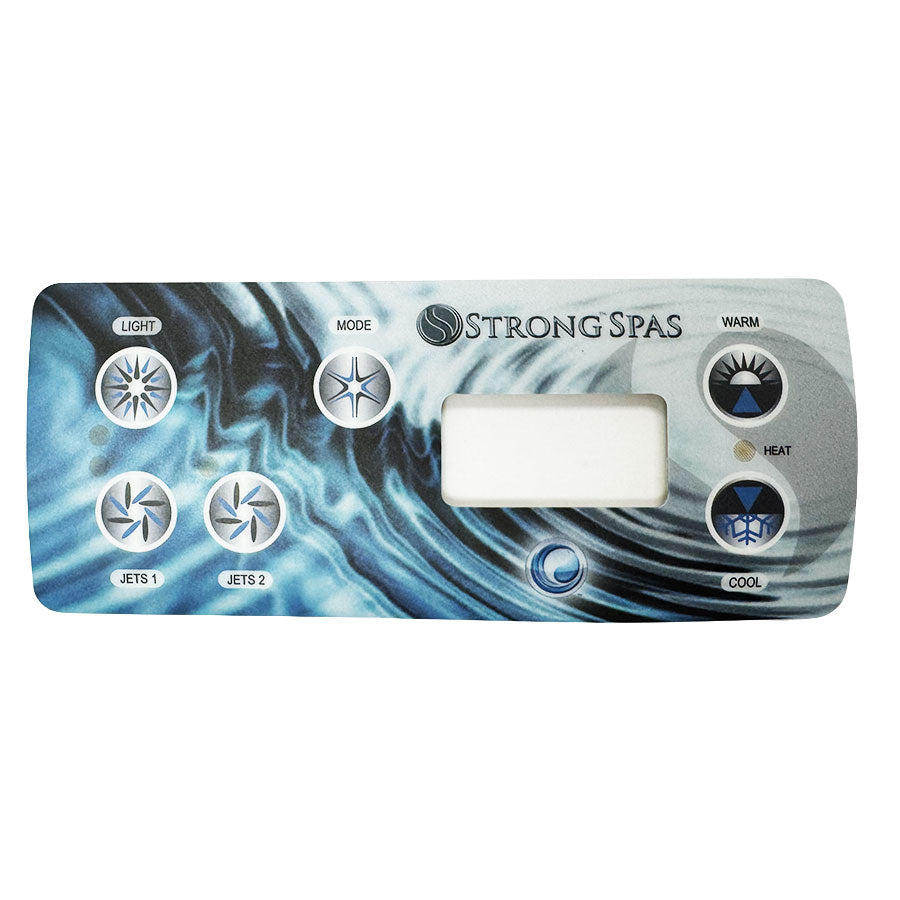 Strong Spas Overlay 6 button