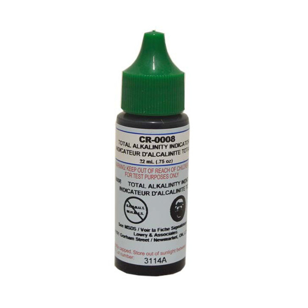 Taylor Test Reagent R-0008-A Total Alkalinity - 0.75oz