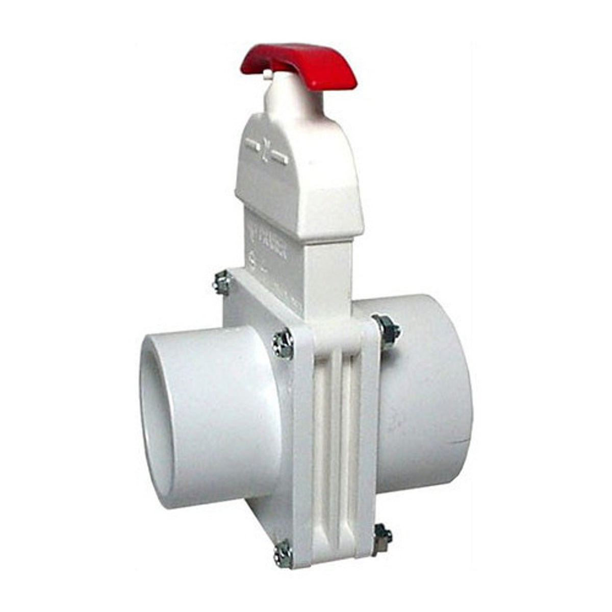 Knife valve 1-1/2" Slip x 1-1/2" Spigot , Multi-Piece 