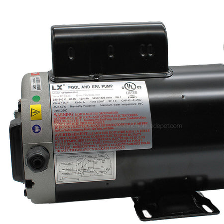 LX hot tub pump, 4HP 2 speed, WUA400