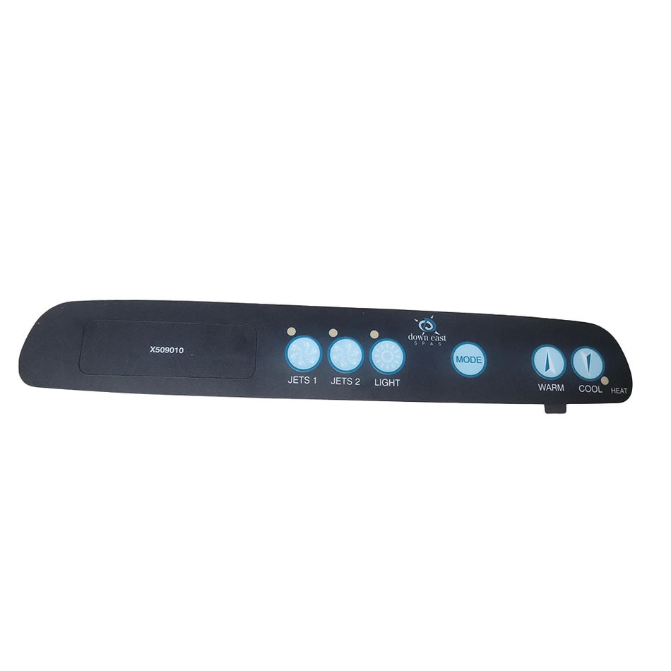 Master Spa MAS470 Control Panel Overlay