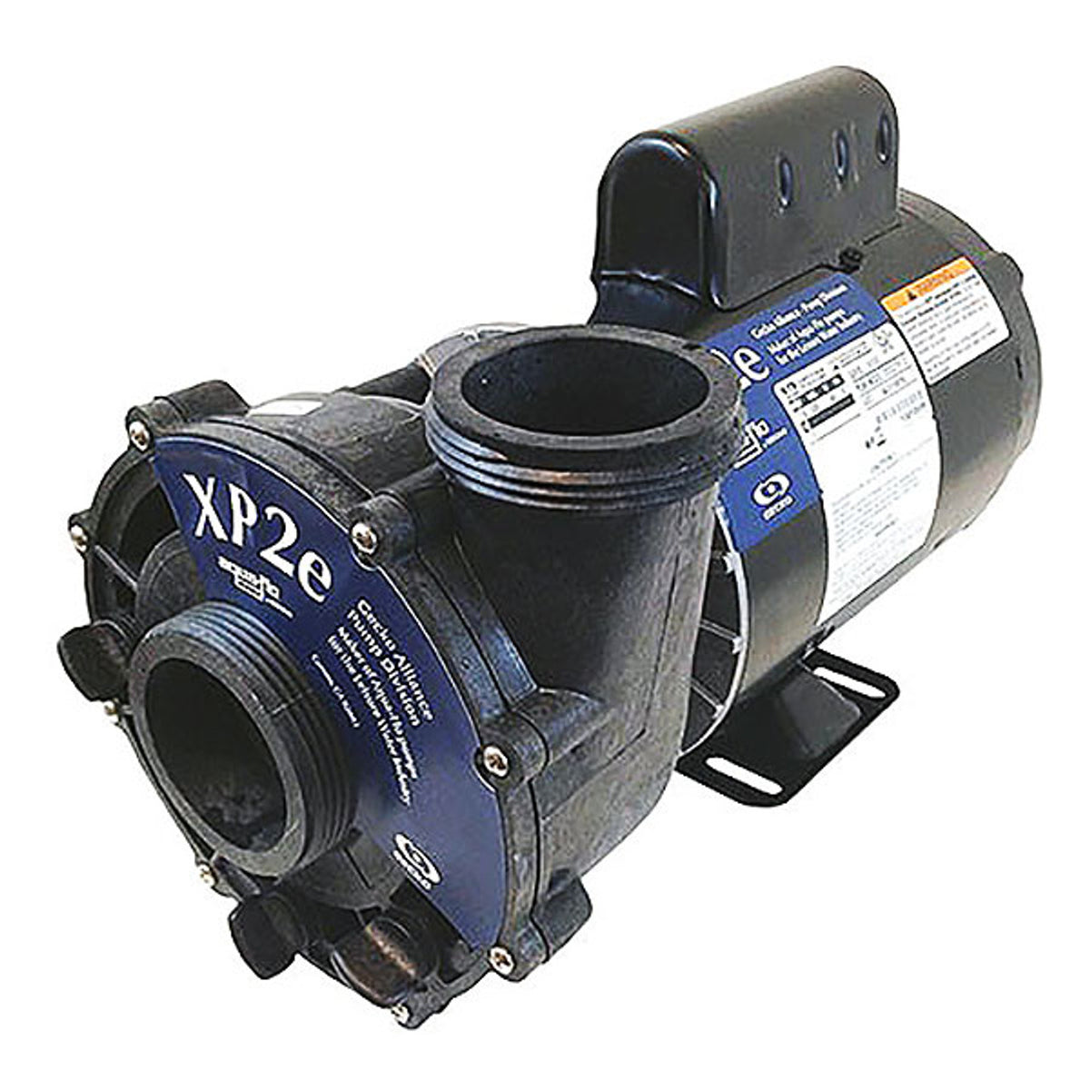 Aqua-Flo XP2e 4HP hot tub pump with 2.5" intake and 56 frame motor for efficient water flow.