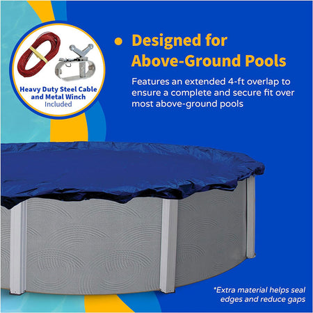 Deluxe Winter Pool Cover - AG Oval